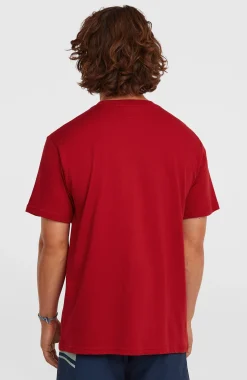 Homme O'Neill T-Shirts|Protection Anti-Uv-HommesT-shirt O'Riginals Badge| Rouge