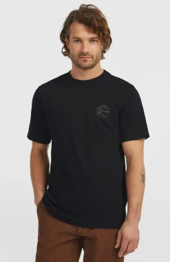 Homme O'Neill T-Shirts|Protection Anti-Uv-HommesT-shirt O'Riginals Back-Print| Noire