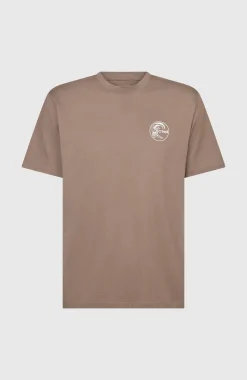 Homme O'Neill T-Shirts|Protection Anti-Uv-HommesT-shirt O'Riginals Chest Print| Brun