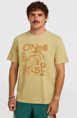 Homme O'Neill T-Shirts|Protection Anti-Uv-HommesT-shirt O'Riginals Circle Surfer| Beige