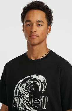 Homme O'Neill T-Shirts|Protection Anti-Uv-HommesT-shirt O'Riginals Circle Surfer| Noire