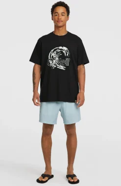 Homme O'Neill T-Shirts|Protection Anti-Uv-HommesT-shirt O'Riginals Circle Surfer| Noire