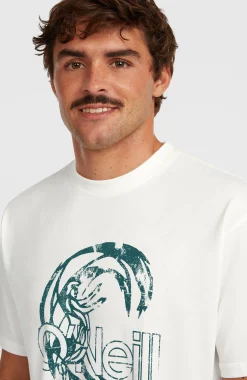Homme O'Neill T-Shirts|Protection Anti-Uv-HommesT-shirt O'Riginals Circle Surfer| Blanc