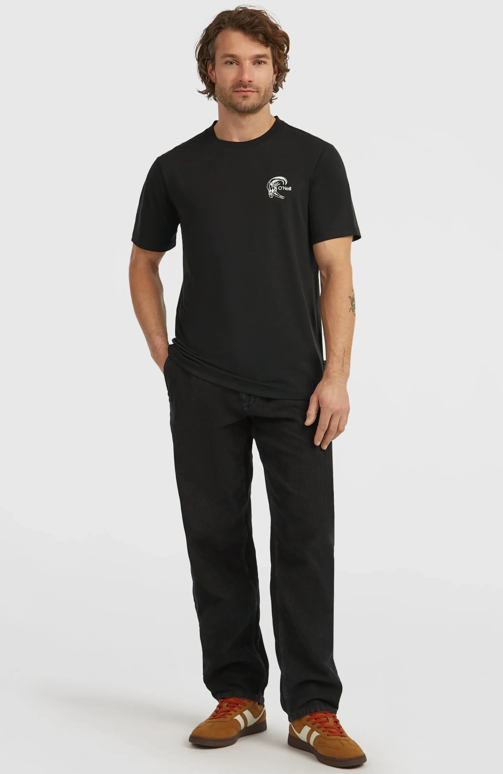 Homme O'Neill T-Shirts|Protection Anti-Uv-HommesT-shirt O'Riginals Hybrid| Noire