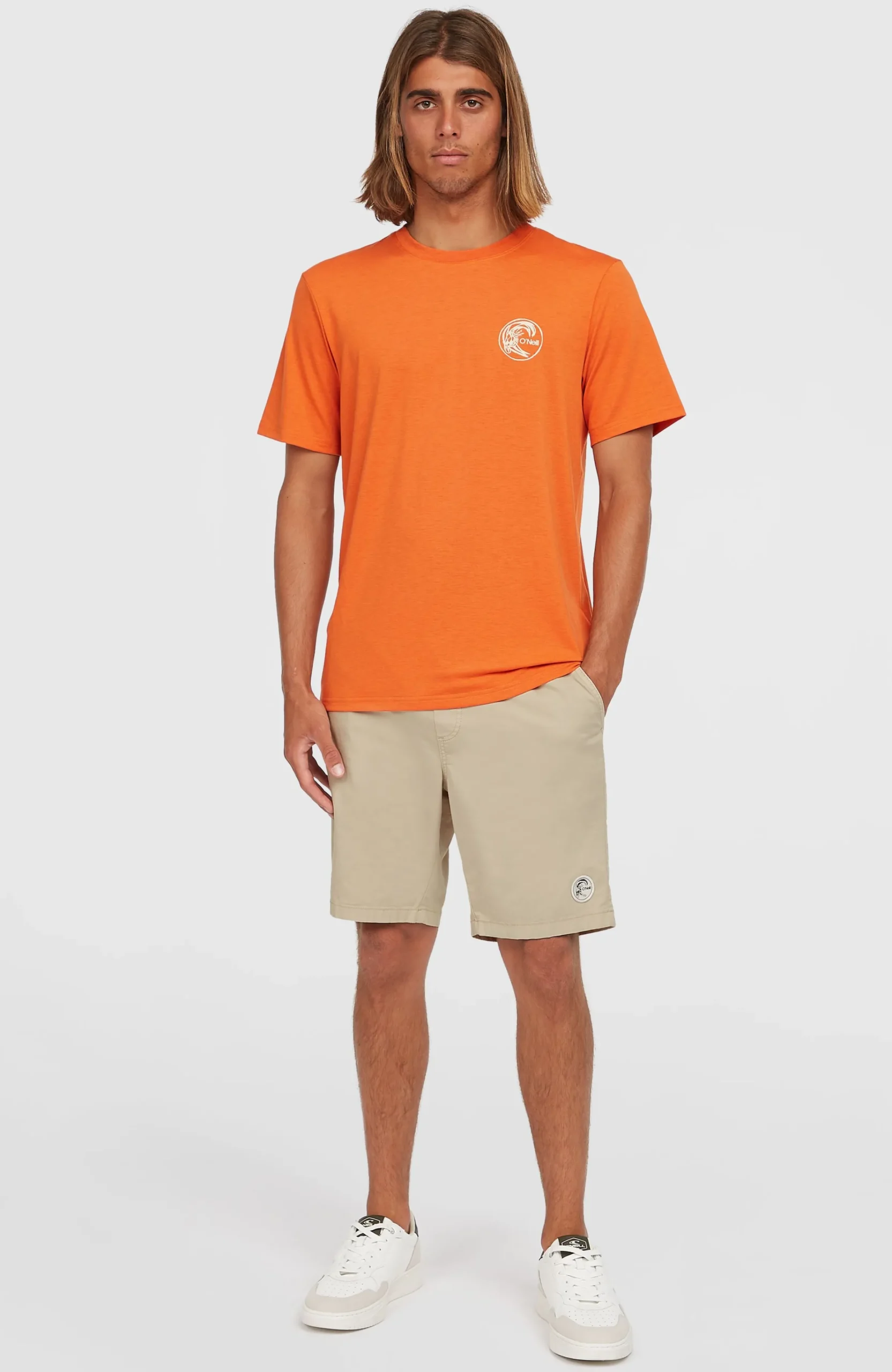 Homme O'Neill T-Shirts|Protection Anti-Uv-HommesT-shirt O'Riginals Hybrid| Orange