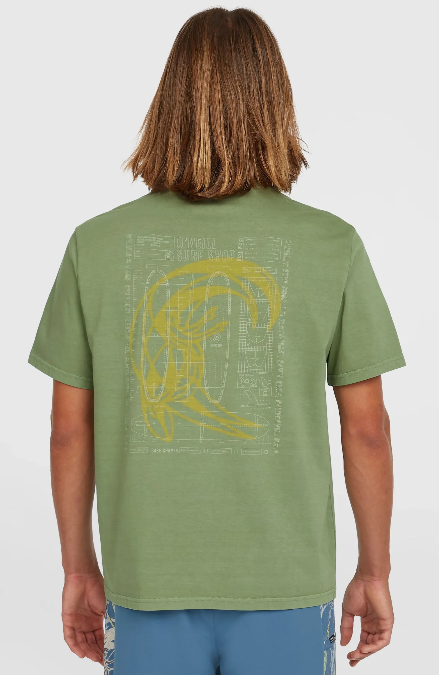 Homme O'Neill T-Shirts|Protection Anti-Uv-HommesT-shirt O'Riginals Morning Star| Vert