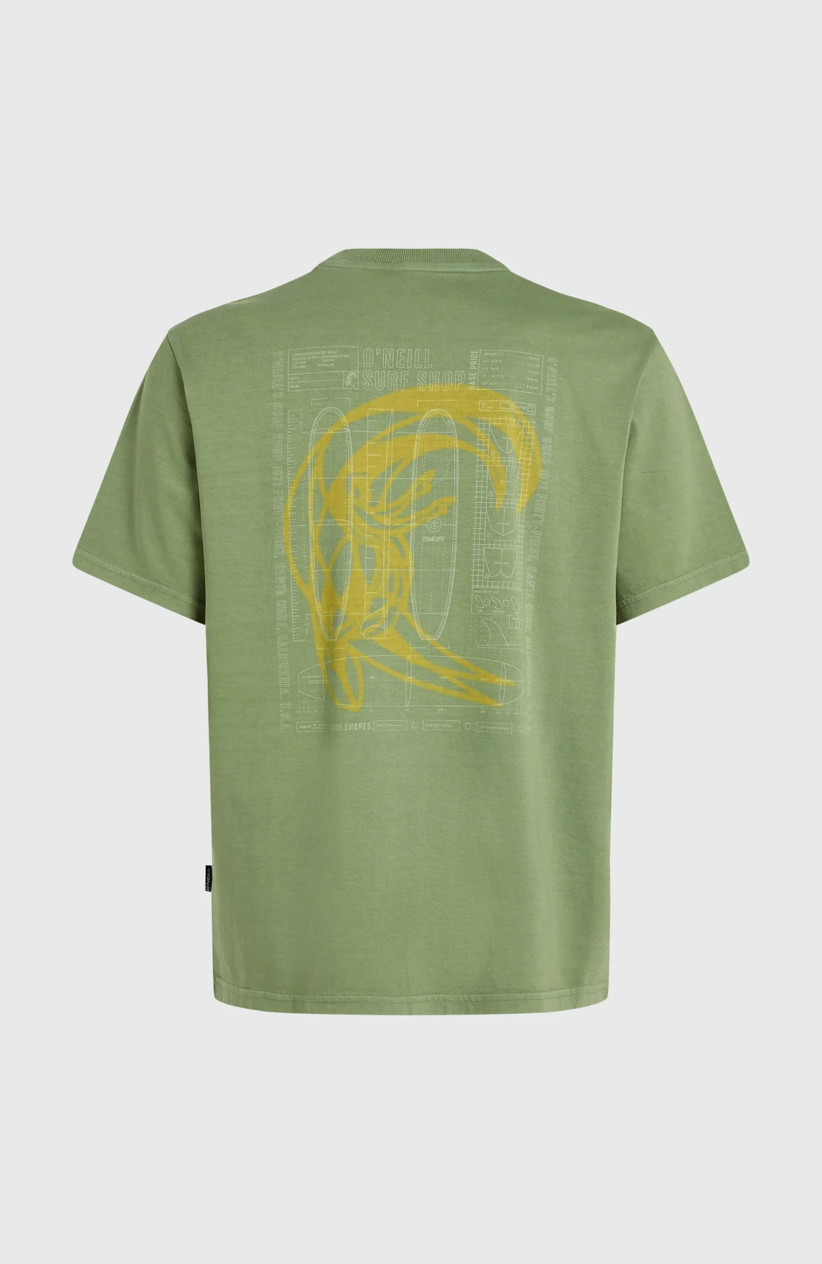 Homme O'Neill T-Shirts|Protection Anti-Uv-HommesT-shirt O'Riginals Morning Star| Vert