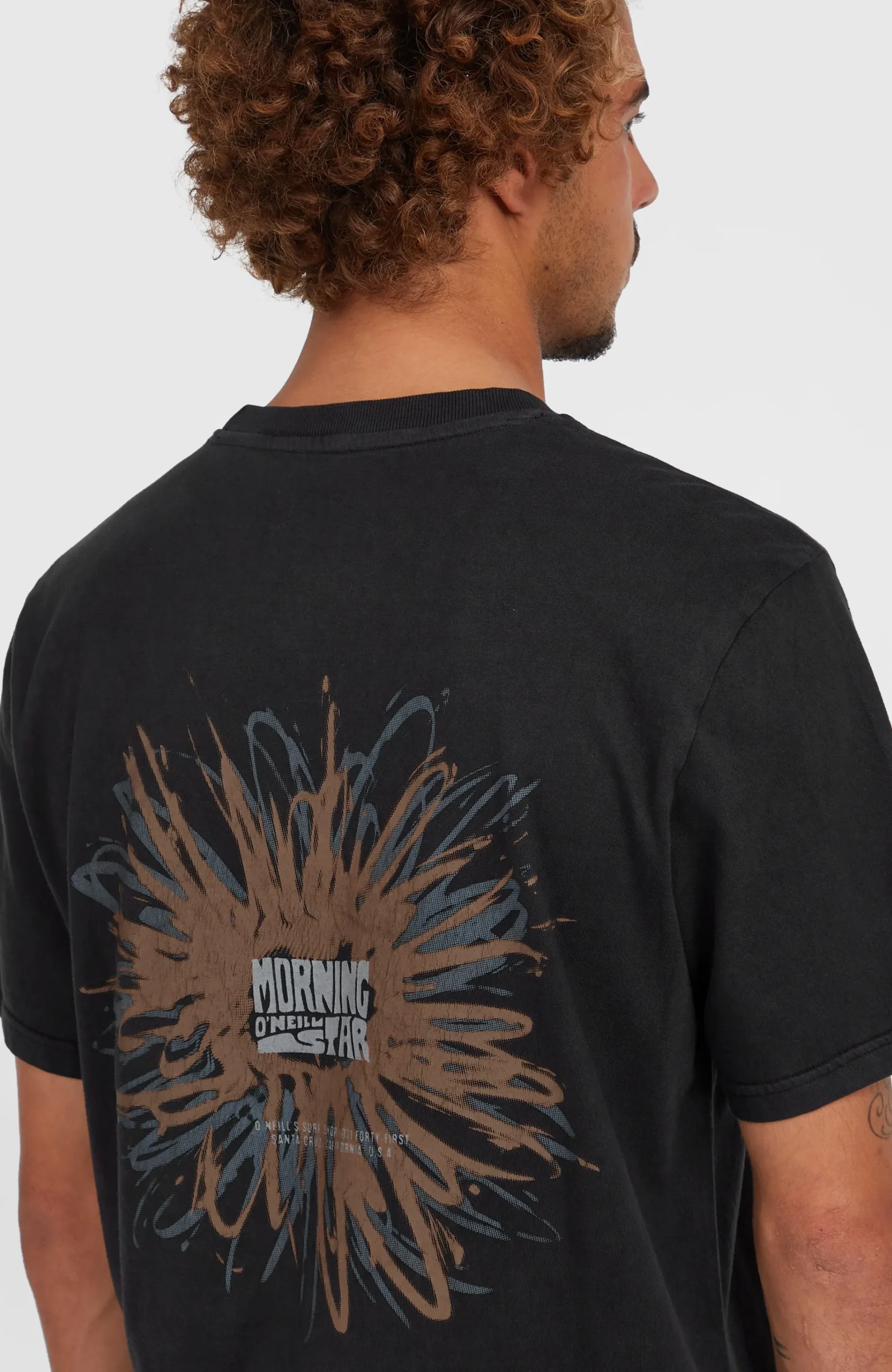Homme O'Neill T-Shirts|Protection Anti-Uv-HommesT-shirt O'Riginals Morning Star| Noire