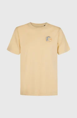 Homme O'Neill T-Shirts|Protection Anti-Uv-HommesT-shirt O'Riginals Retro Back-Print| Beige