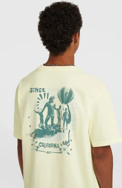 Homme O'Neill T-Shirts|Protection Anti-Uv-HommesT-shirt O'Riginals 70s Graphic| Jaune