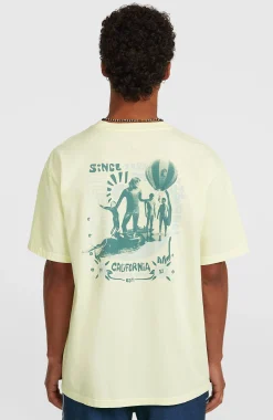 Homme O'Neill T-Shirts|Protection Anti-Uv-HommesT-shirt O'Riginals 70s Graphic| Jaune