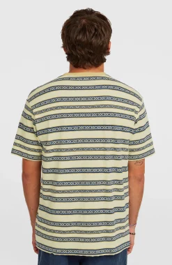 Homme O'Neill T-Shirts|Protection Anti-Uv-HommesT-shirt O'Riginals Stripe| Jaune