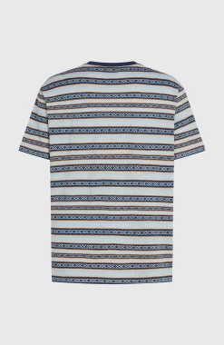 Homme O'Neill T-Shirts|Protection Anti-Uv-HommesT-shirt O'Riginals Stripe| Bleu