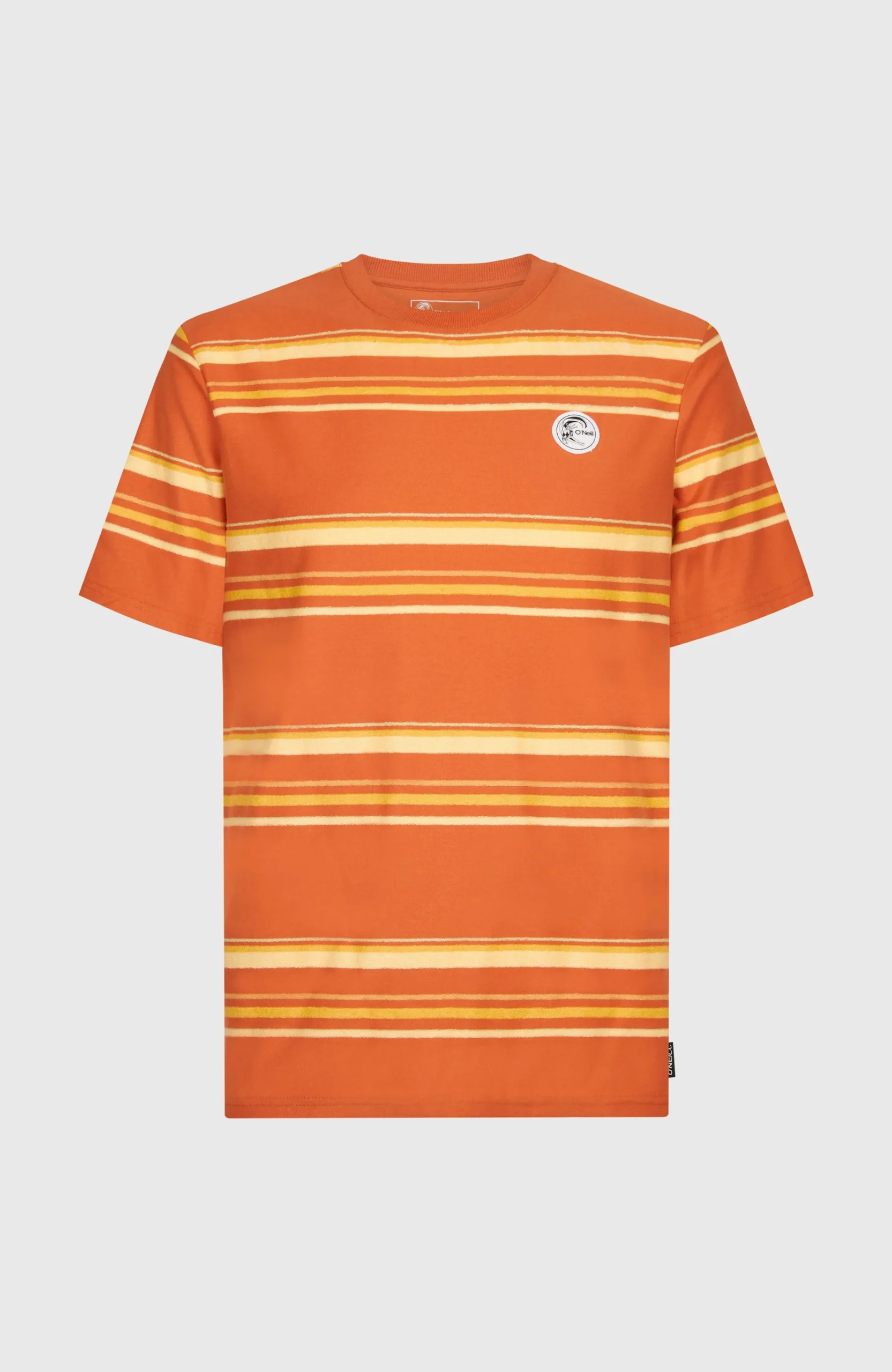Homme O'Neill T-Shirts|Protection Anti-Uv-HommesT-shirt O'Riginals Stripe| Orange
