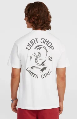 Homme O'Neill T-Shirts|Protection Anti-Uv-HommesT-shirt O'Riginals Surf Shop| Blanc