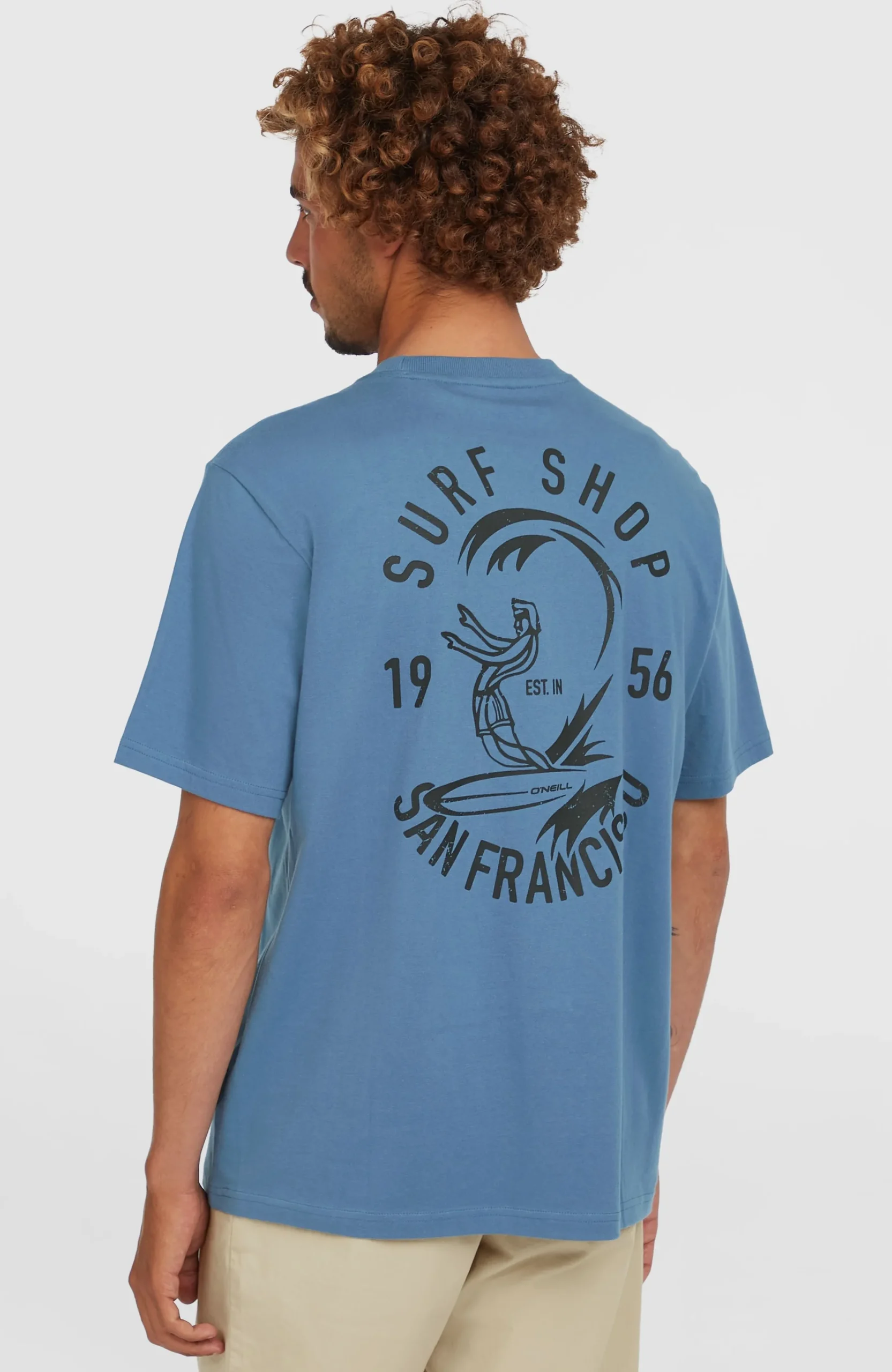 Homme O'Neill T-Shirts|Protection Anti-Uv-HommesT-shirt O'Riginals Surf Shop| Bleu