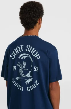 Homme O'Neill T-Shirts|Protection Anti-Uv-HommesT-shirt O'Riginals Surf Shop| Bleu