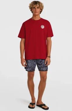 Homme O'Neill T-Shirts|Protection Anti-Uv-HommesT-shirt O'Riginals Surf Shop| Rouge