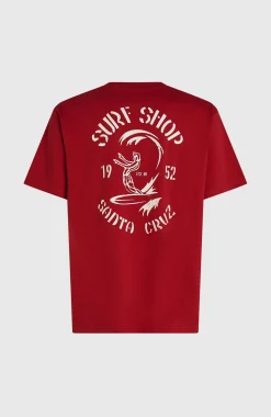 Homme O'Neill T-Shirts|Protection Anti-Uv-HommesT-shirt O'Riginals Surf Shop| Rouge