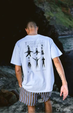 Homme O'Neill T-Shirts|Protection Anti-Uv-HommesT-shirt O'Riginals Vintage Graphic| Bleu