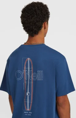 Homme O'Neill T-Shirts|Protection Anti-Uv-HommesT-shirt O'Riginals Vintage Graphic| Bleu