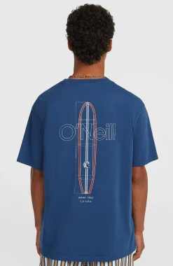 Homme O'Neill T-Shirts|Protection Anti-Uv-HommesT-shirt O'Riginals Vintage Graphic| Bleu