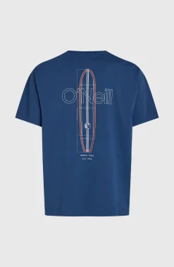 Homme O'Neill T-Shirts|Protection Anti-Uv-HommesT-shirt O'Riginals Vintage Graphic| Bleu