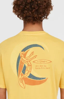 Homme O'Neill T-Shirts|Protection Anti-Uv-HommesT-shirt O'Riginals Vintage Graphic| Jaune