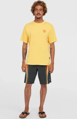 Homme O'Neill T-Shirts|Protection Anti-Uv-HommesT-shirt O'Riginals Vintage Graphic| Jaune