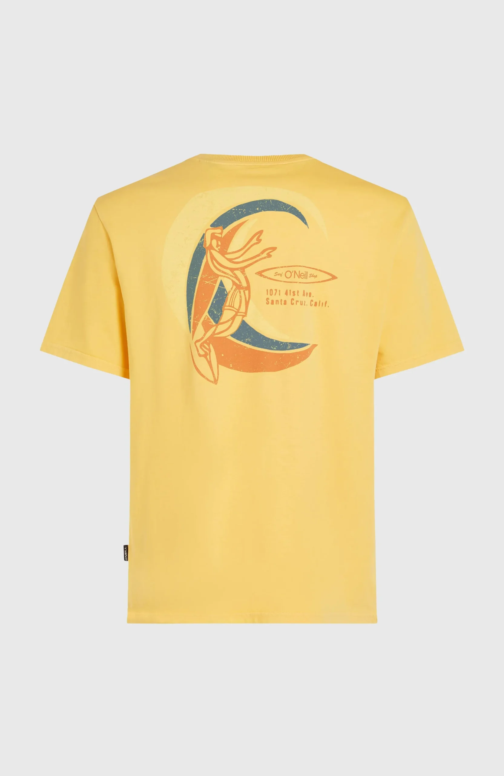 Homme O'Neill T-Shirts|Protection Anti-Uv-HommesT-shirt O'Riginals Vintage Graphic| Jaune