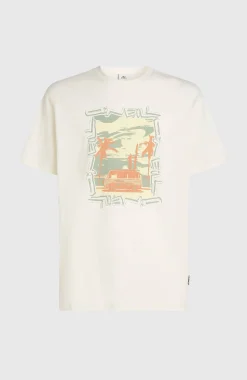 Homme O'Neill T-Shirts|Protection Anti-Uv-HommesT-shirt Photo Front-Print| Blanc