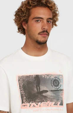 Homme O'Neill T-Shirts|Protection Anti-Uv-HommesT-shirt Photo Print| Blanc