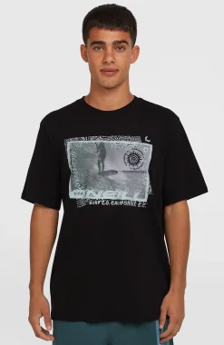 Homme O'Neill T-Shirts|Protection Anti-Uv-HommesT-shirt Photo Print| Noire