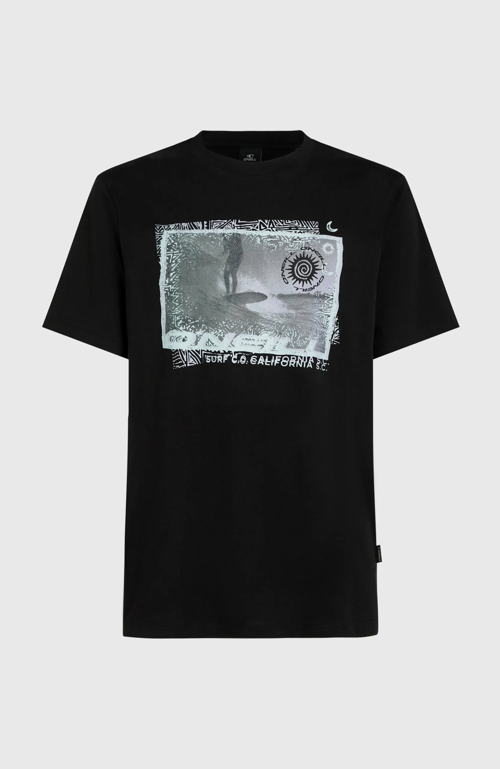Homme O'Neill T-Shirts|Protection Anti-Uv-HommesT-shirt Photo Print| Noire