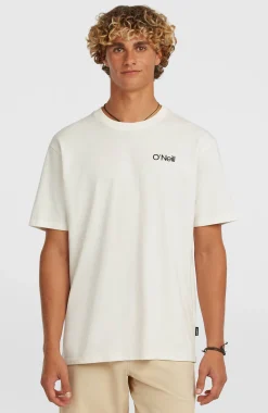 Homme O'Neill T-Shirts|Protection Anti-Uv-HommesT-shirt Polygiene Cotton Graphic| Blanc
