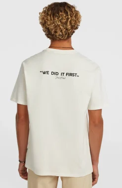 Homme O'Neill T-Shirts|Protection Anti-Uv-HommesT-shirt Polygiene Cotton Graphic| Blanc