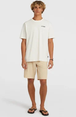 Homme O'Neill T-Shirts|Protection Anti-Uv-HommesT-shirt Polygiene Cotton Graphic| Blanc