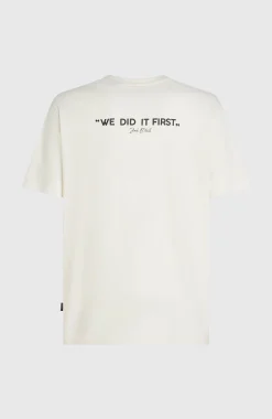Homme O'Neill T-Shirts|Protection Anti-Uv-HommesT-shirt Polygiene Cotton Graphic| Blanc