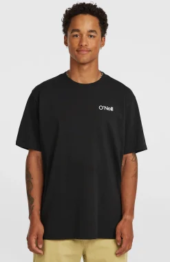 Homme O'Neill T-Shirts|Protection Anti-Uv-HommesT-shirt Polygiene Cotton Graphic| Noire