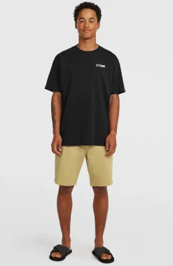 Homme O'Neill T-Shirts|Protection Anti-Uv-HommesT-shirt Polygiene Cotton Graphic| Noire