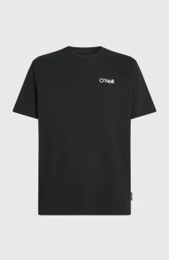 Homme O'Neill T-Shirts|Protection Anti-Uv-HommesT-shirt Polygiene Cotton Graphic| Noire