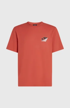 Homme O'Neill T-Shirts|Protection Anti-Uv-HommesT-shirt Re-Issue Graphic| Rouge