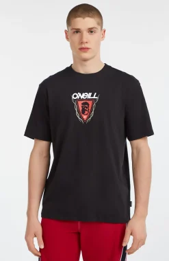 Homme O'Neill T-Shirts|Protection Anti-Uv-HommesT-shirt Re-Issue Graphic| Noire