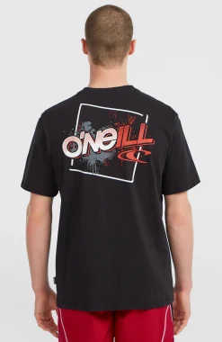 Homme O'Neill T-Shirts|Protection Anti-Uv-HommesT-shirt Re-Issue Graphic| Noire