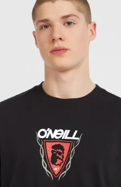 Homme O'Neill T-Shirts|Protection Anti-Uv-HommesT-shirt Re-Issue Graphic| Noire