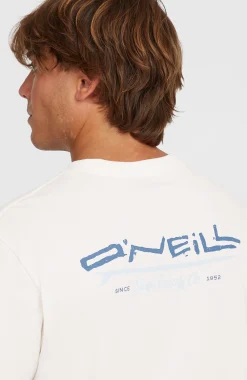 Homme O'Neill T-Shirts|Protection Anti-Uv-HommesT-shirt Retro Back Print| Blanc