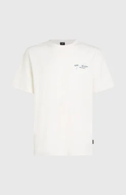 Homme O'Neill T-Shirts|Protection Anti-Uv-HommesT-shirt Retro Back Print| Blanc
