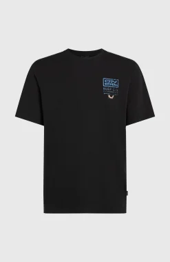 Homme O'Neill T-Shirts|Protection Anti-Uv-HommesT-shirt Retro Graphic| Noire