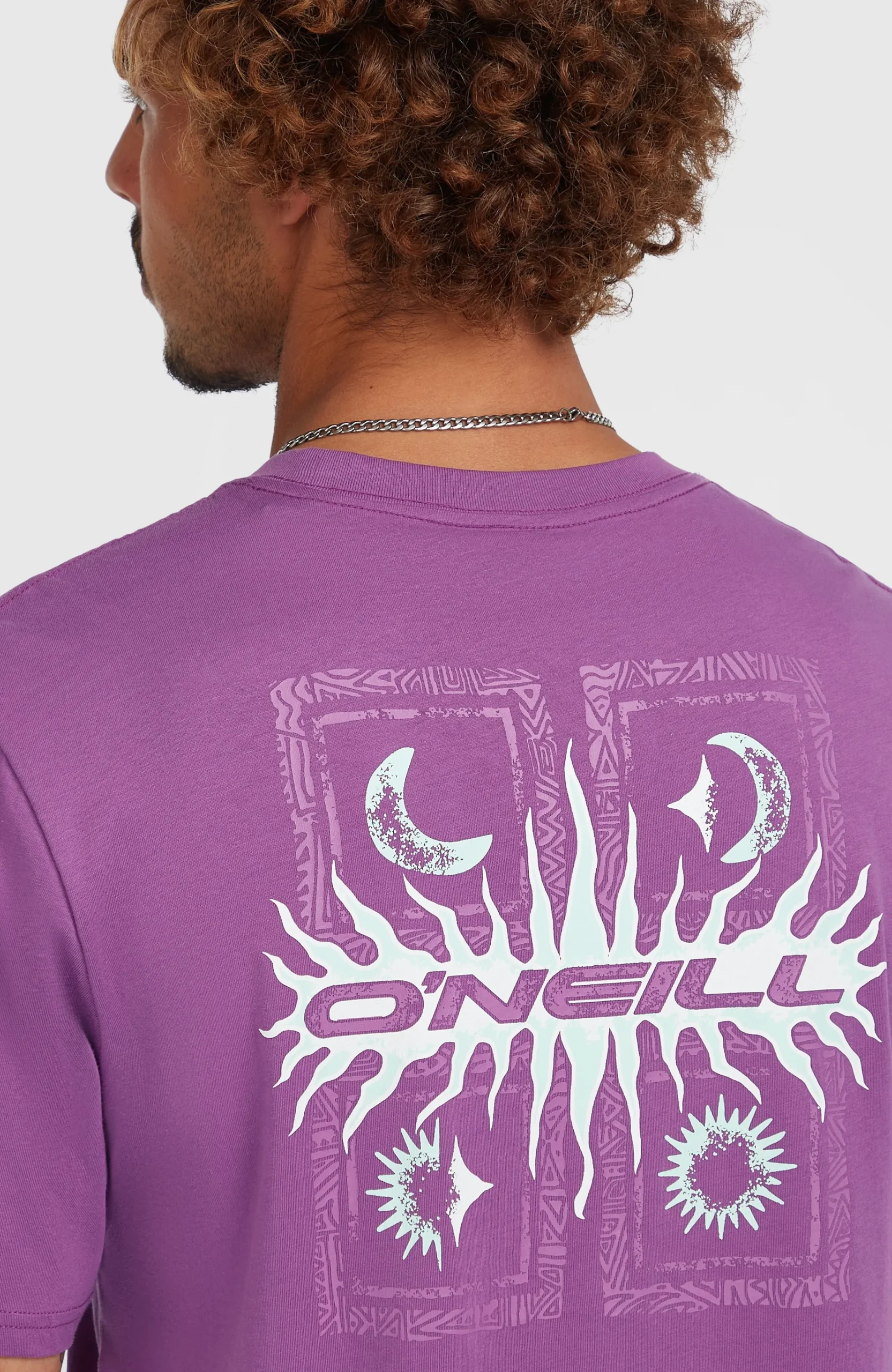 Homme O'Neill T-Shirts|Protection Anti-Uv-HommesT-shirt Retro Graphic| Violet