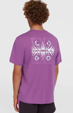 Homme O'Neill T-Shirts|Protection Anti-Uv-HommesT-shirt Retro Graphic| Violet